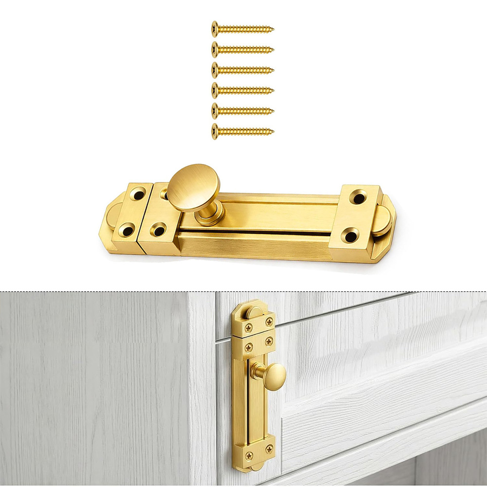 กลอนประตูบานเลื่อนทองเหลืองแท้ - Home Security Gate บทวิจารณ์และราคา