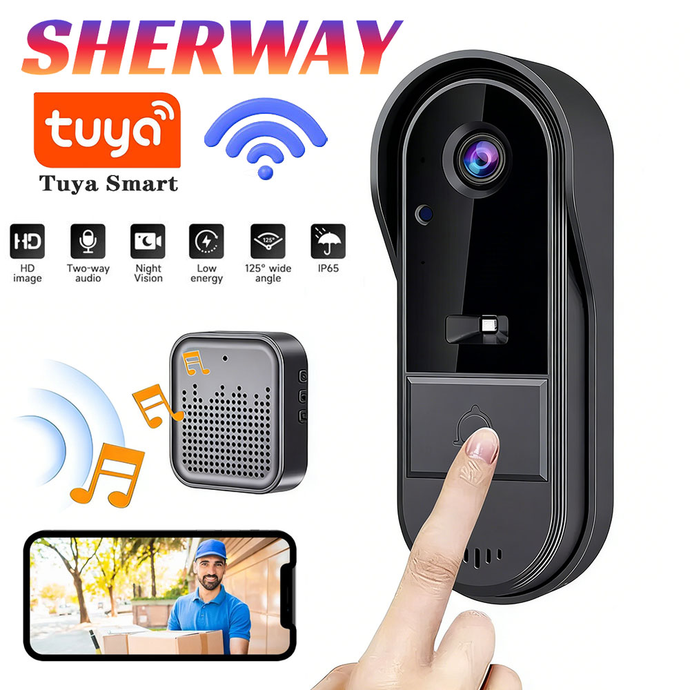 กริ่งประตู Tuya พร้อมกล้องไร้ส - Home Security Bundle บทวิจารณ์และราคา