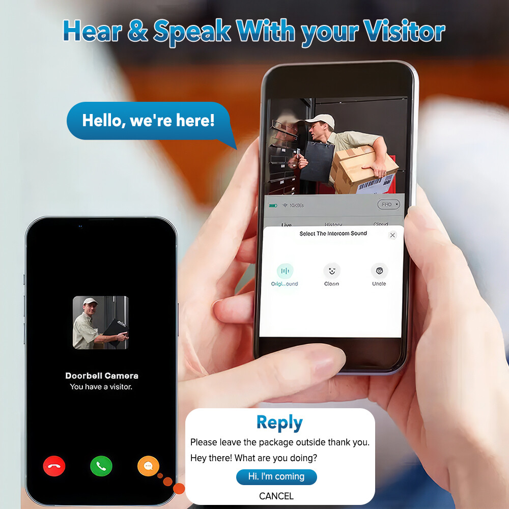 กริ่งประตู Tuya พร้อมกล้องไร้ส - Home Security Bundle บทวิจารณ์และราคา