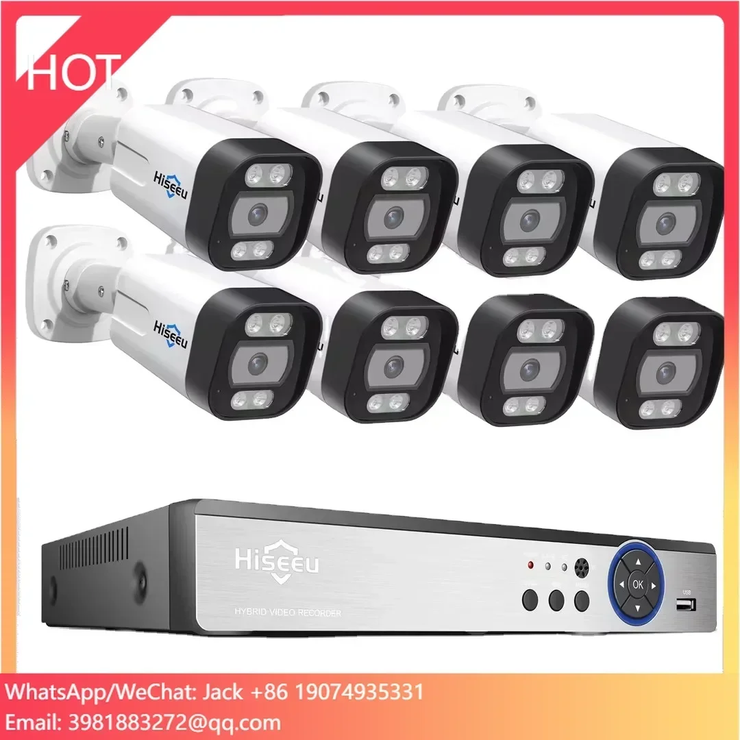 ชุดกล้องวงจรปิด Hiseeu 4K 8 ช่ - Home Security Nvr บทวิจารณ์และราคา