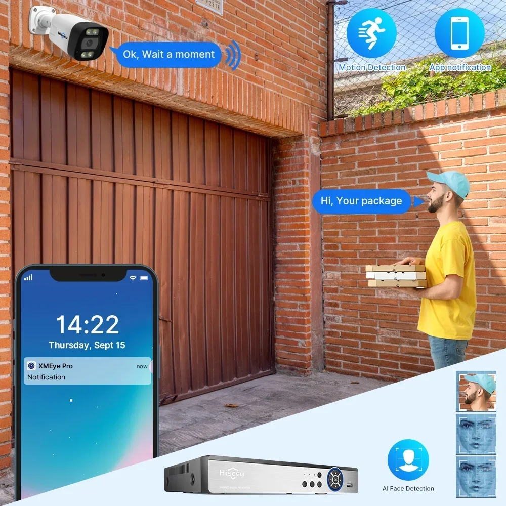 ชุดกล้องวงจรปิด Hiseeu 4K 8 ช่ - Home Security Nvr บทวิจารณ์และราคา