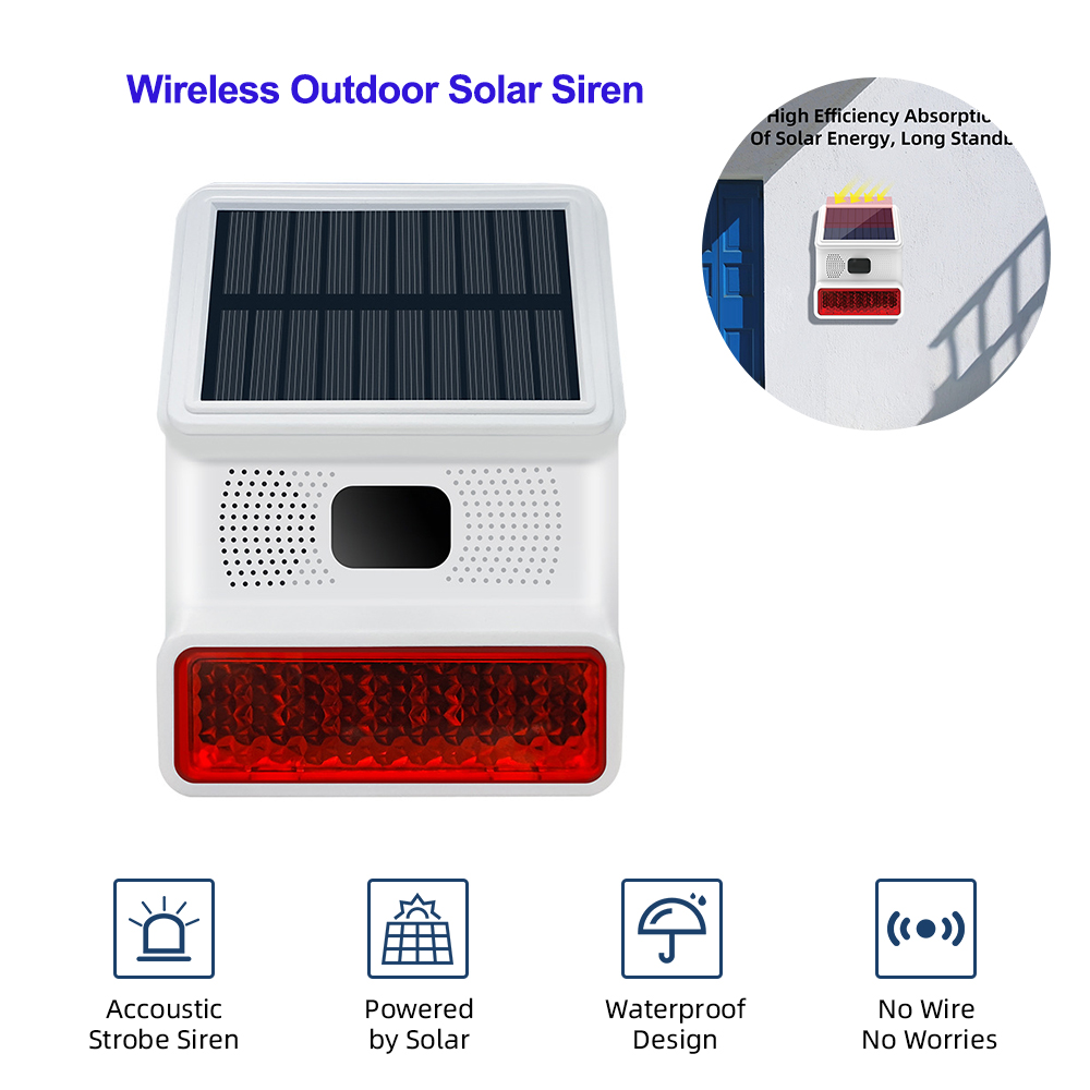 Taiboan ไฟสัญญาณเตือนพลังงานแส - Home Security Lights Outdoors บทวิจารณ์และราคา
