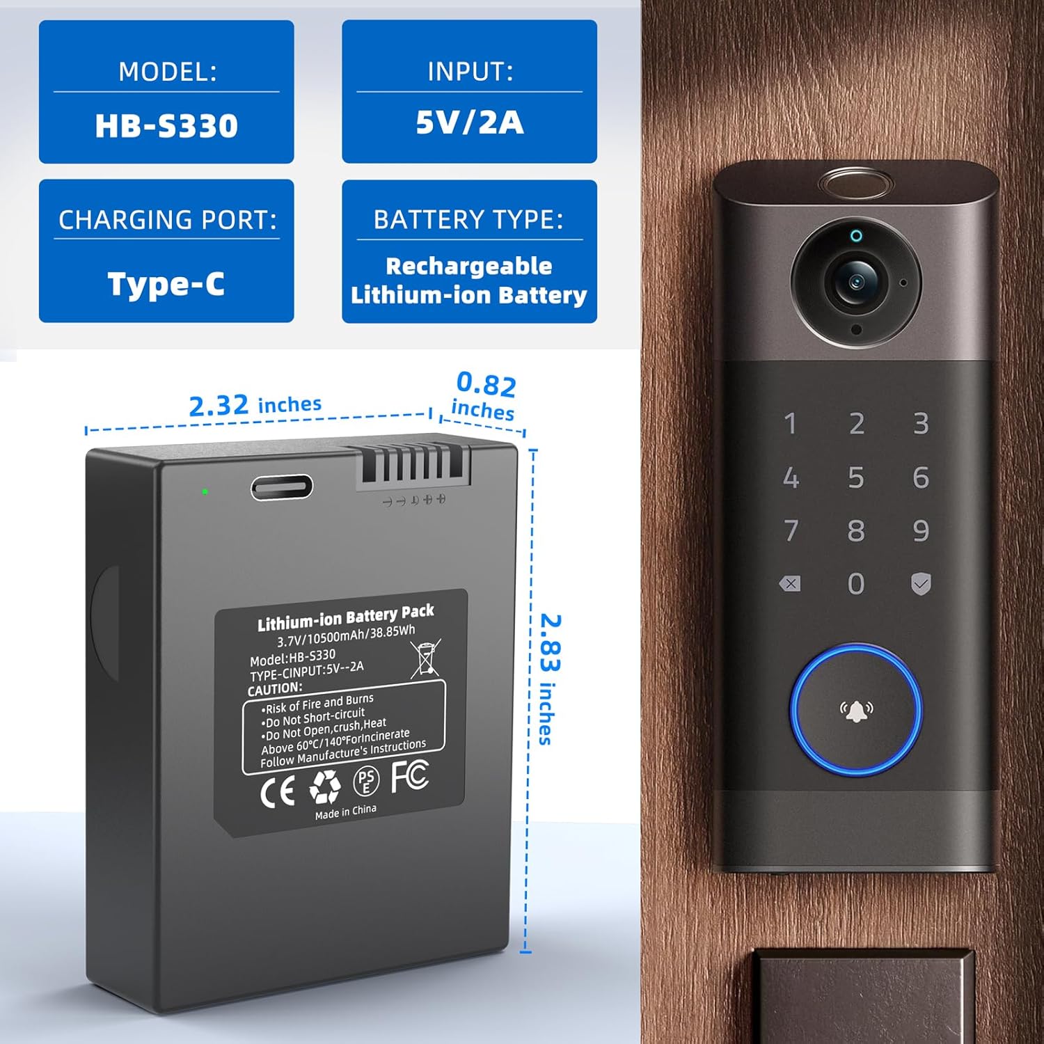 ยูฟี่ 10500mAh แบตเตอรี่แบบชาร - Home Security Eufy บทวิจารณ์และราคา