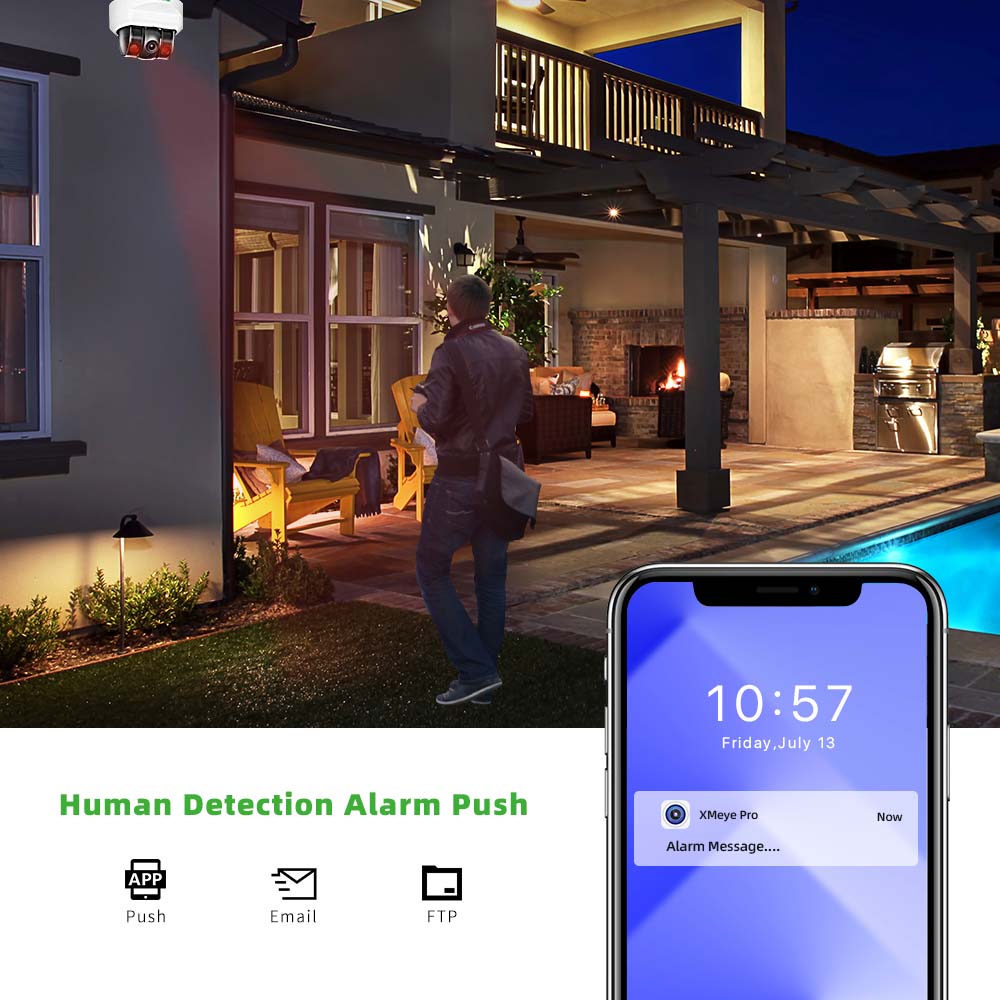 กล้อง IP แบบ POE ความละเอียด 4 - Home Security Home Assistant บทวิจารณ์และราคา