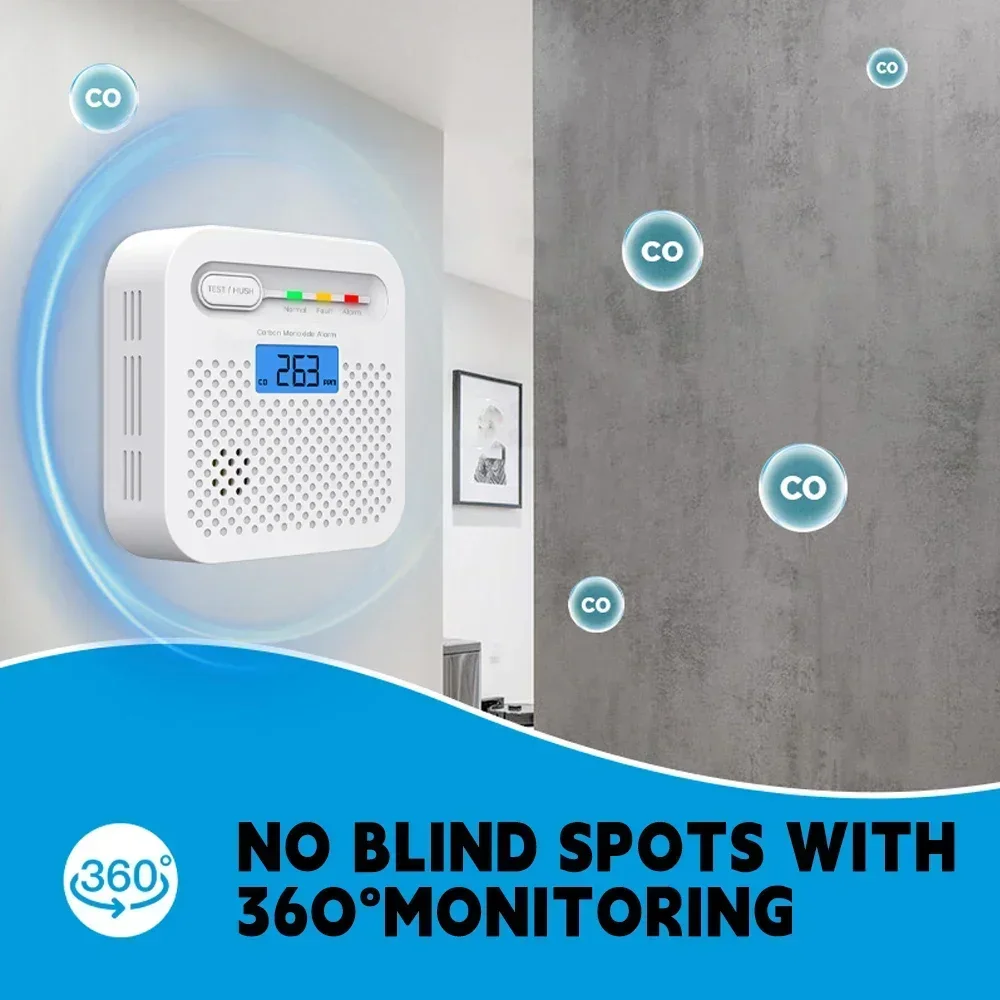 เครื่องตรวจจับคาร์บอนมอนอกไซด์ - Home Security Monitoring System บทวิจารณ์และราคา