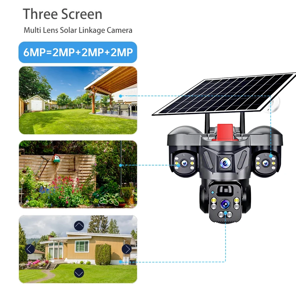KERUI V380 Pro PTZ กลางแจ้ง 6M - Home Security No Wifi บทวิจารณ์และราคา