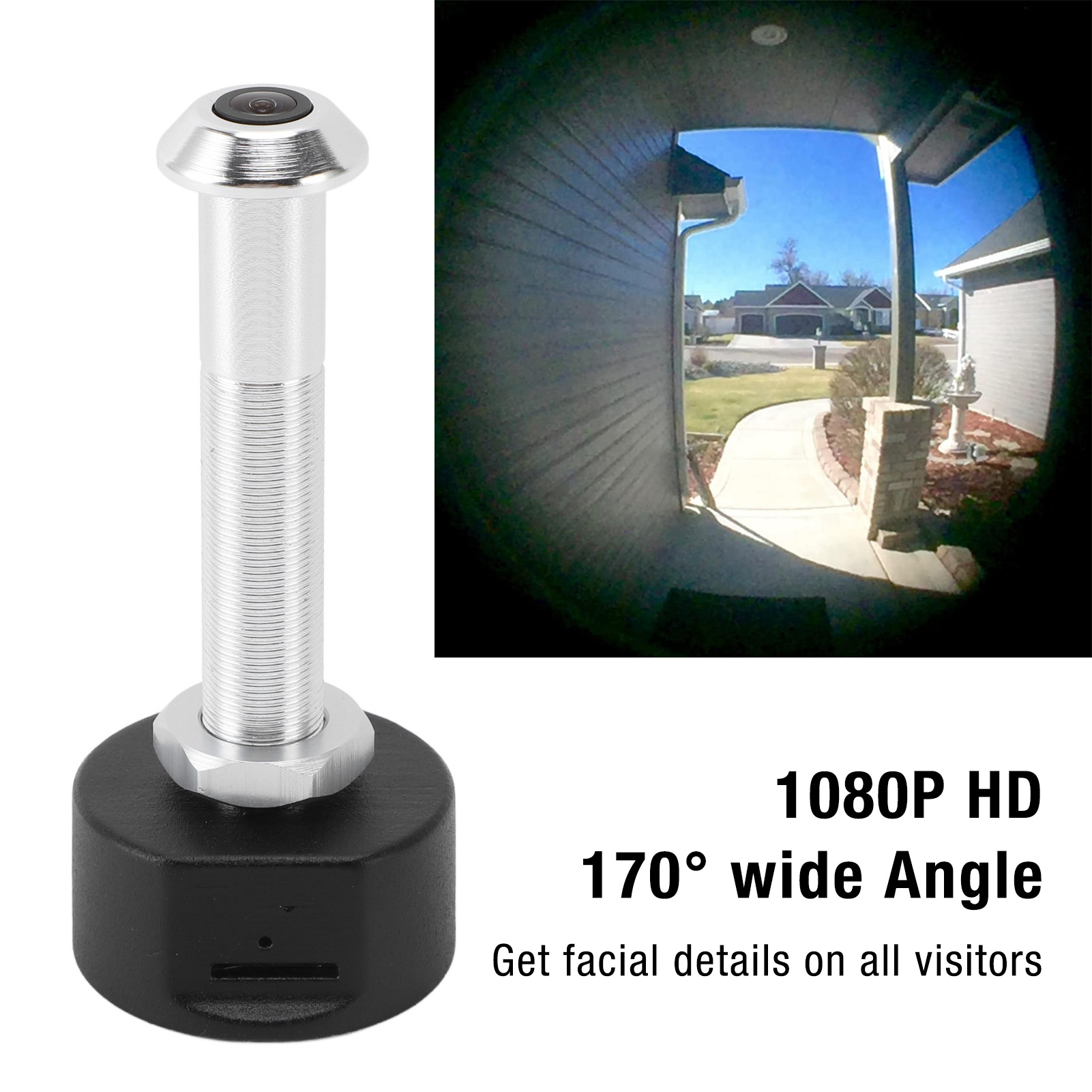 กล้องดิจิตอลมองผ่านประตู 1080P - Peephole Camera Viewer บทวิจารณ์และราคา