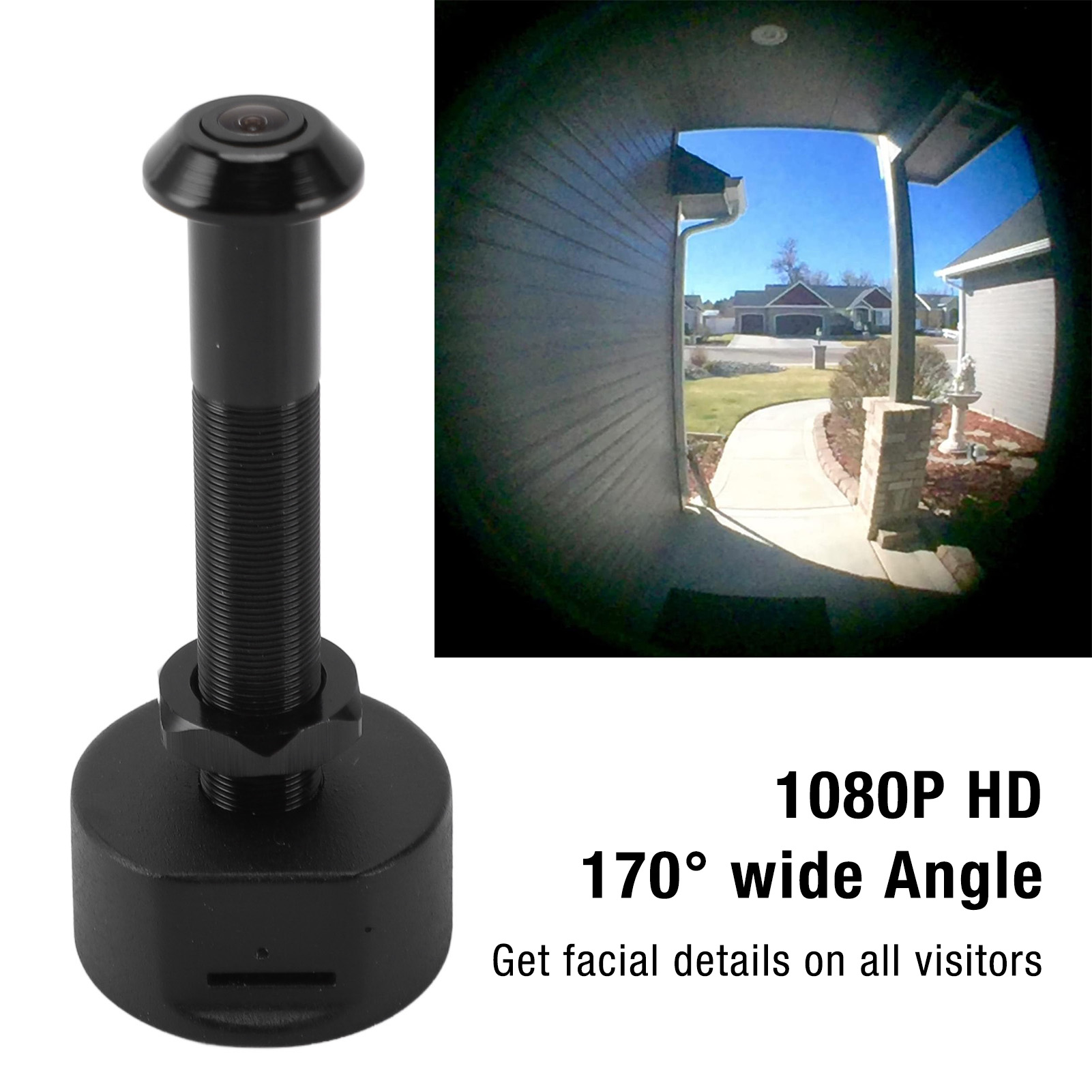 กล้องดิจิตอลมองผ่านประตู 1080P - Peephole Camera Viewer บทวิจารณ์และราคา