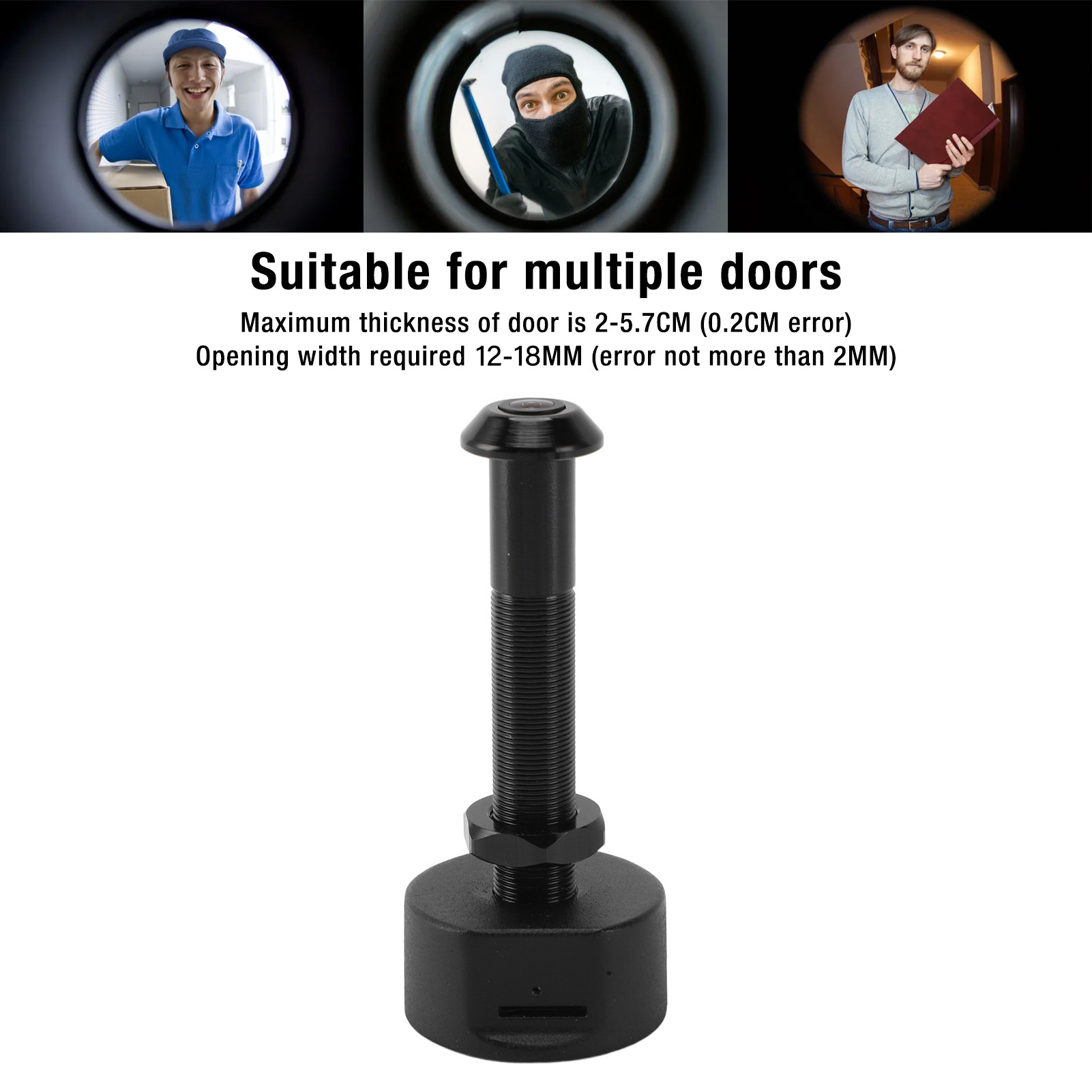 กล้องดิจิตอลมองผ่านประตู 1080P - Peephole Camera Viewer บทวิจารณ์และราคา