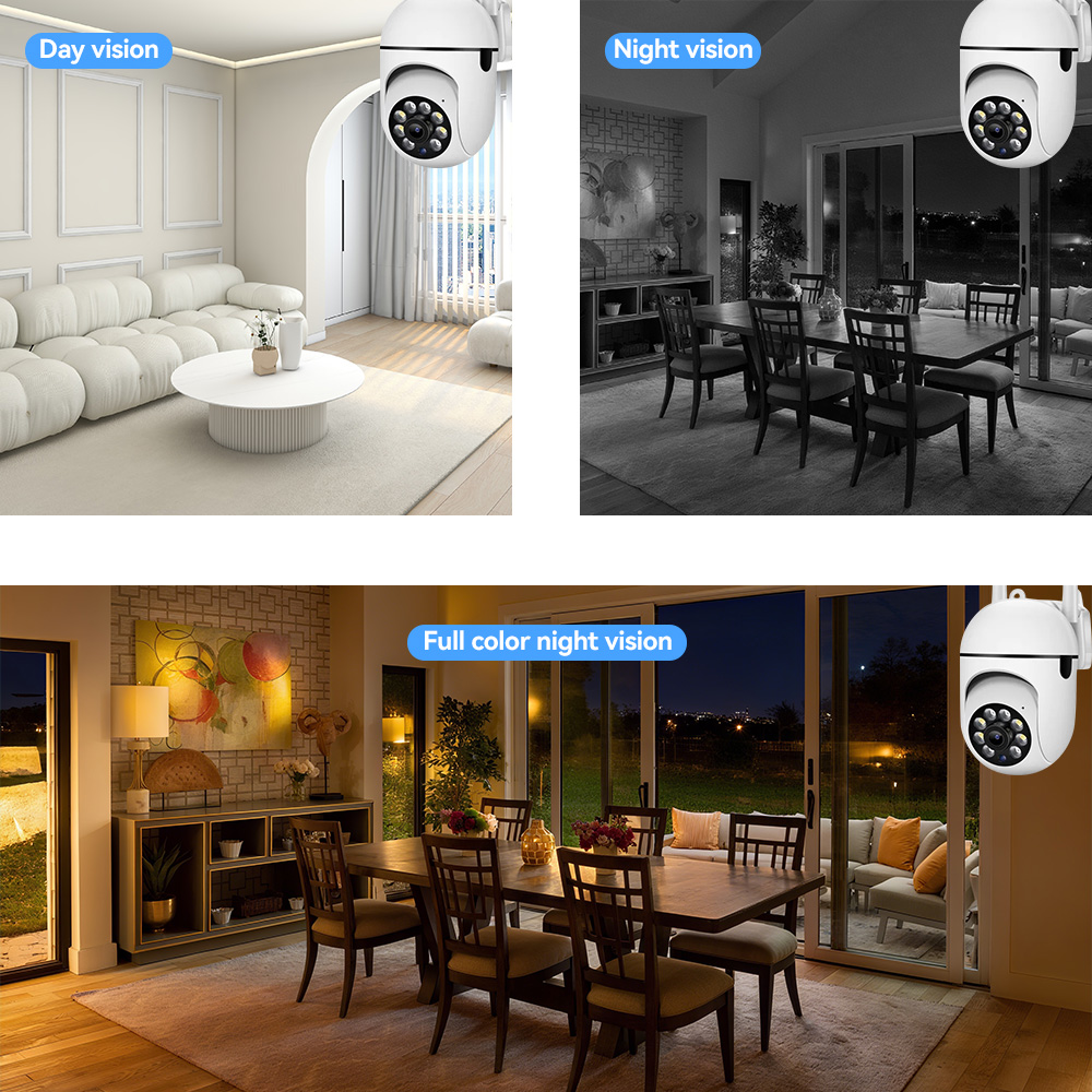 กล้องวงจรปิด IP 8MP 2.4G Wifi  - Home Security Lights Outdoors บทวิจารณ์และราคา