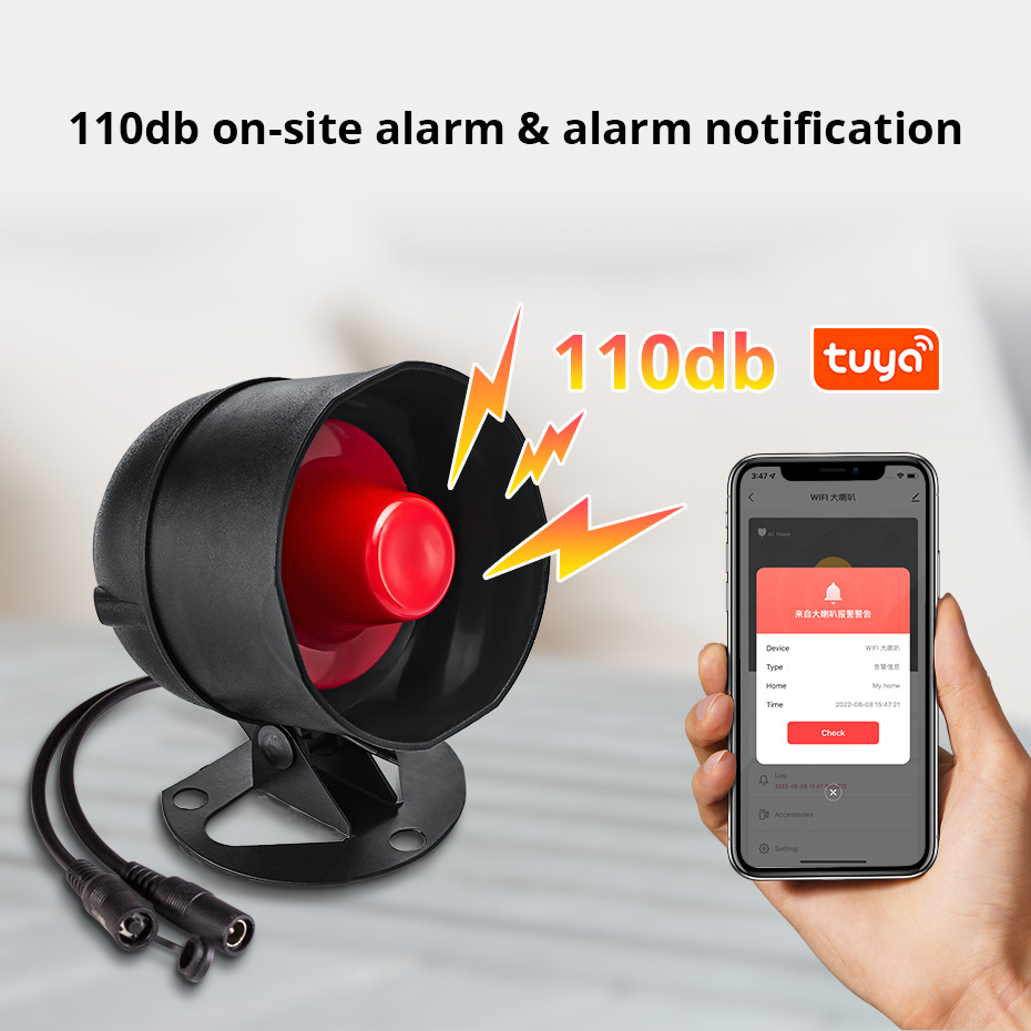 Kerui Tuya ไซเรนความปลอดภัยในบ - Home Security No Wifi บทวิจารณ์และราคา