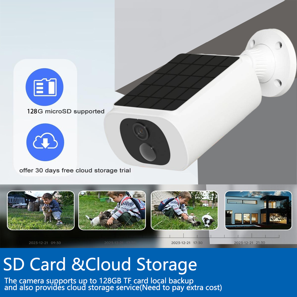 กล้องวงจรปิดพลังงานแสงอาทิตย์  - Home Security Bell บทวิจารณ์และราคา