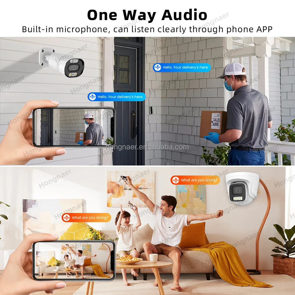 กล้องวงจรปิดไร้สาย 2026 Hongna - Home Security Nvr บทวิจารณ์และราคา