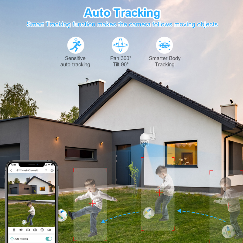 สมาร์ 3MP กล้องวงจรปิดไร้สายระ - Home Security Bell บทวิจารณ์และราคา