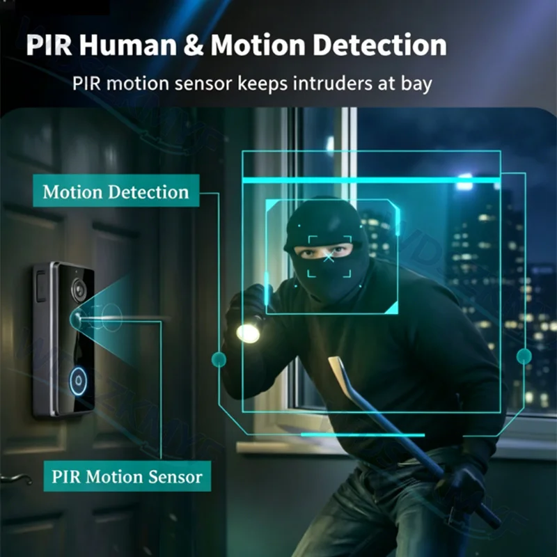 กล้องออดไร้สายกันน้ำรุ่นใหม่ ห - Home Security Bell บทวิจารณ์และราคา