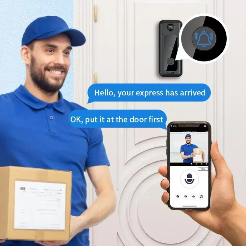 กริ่งประตูไร้สาย วิดีโออินเตอร - Home Security Ring Camera บทวิจารณ์และราคา