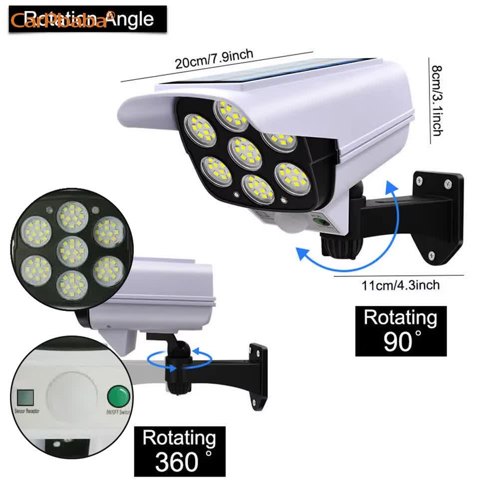 กลางแจ้งพลังงานแสงอาทิตย์ Ligh - Home Security Lights Outdoors บทวิจารณ์และราคา